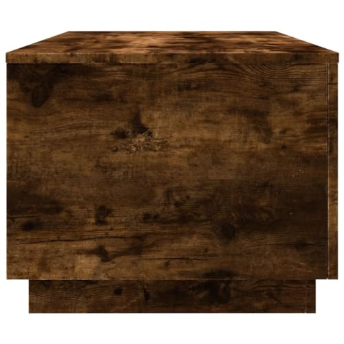 Black RGB LED Coffee Table – Rectangular