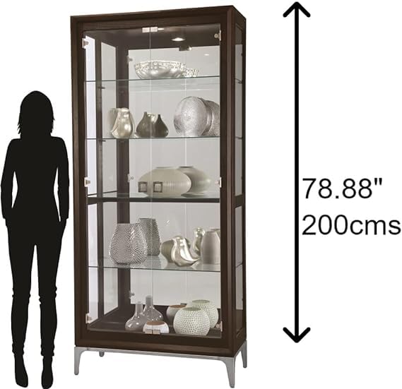 Howard Miller James Mocha Curio Cabinet