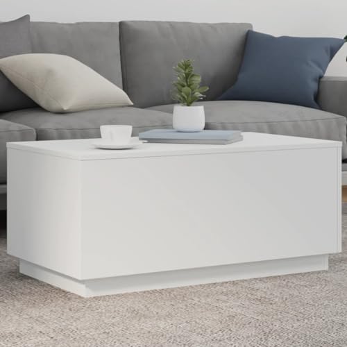 Black RGB LED Coffee Table – Rectangular