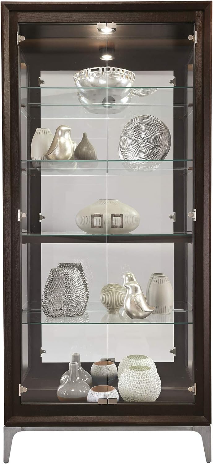 Howard Miller James Mocha Curio Cabinet