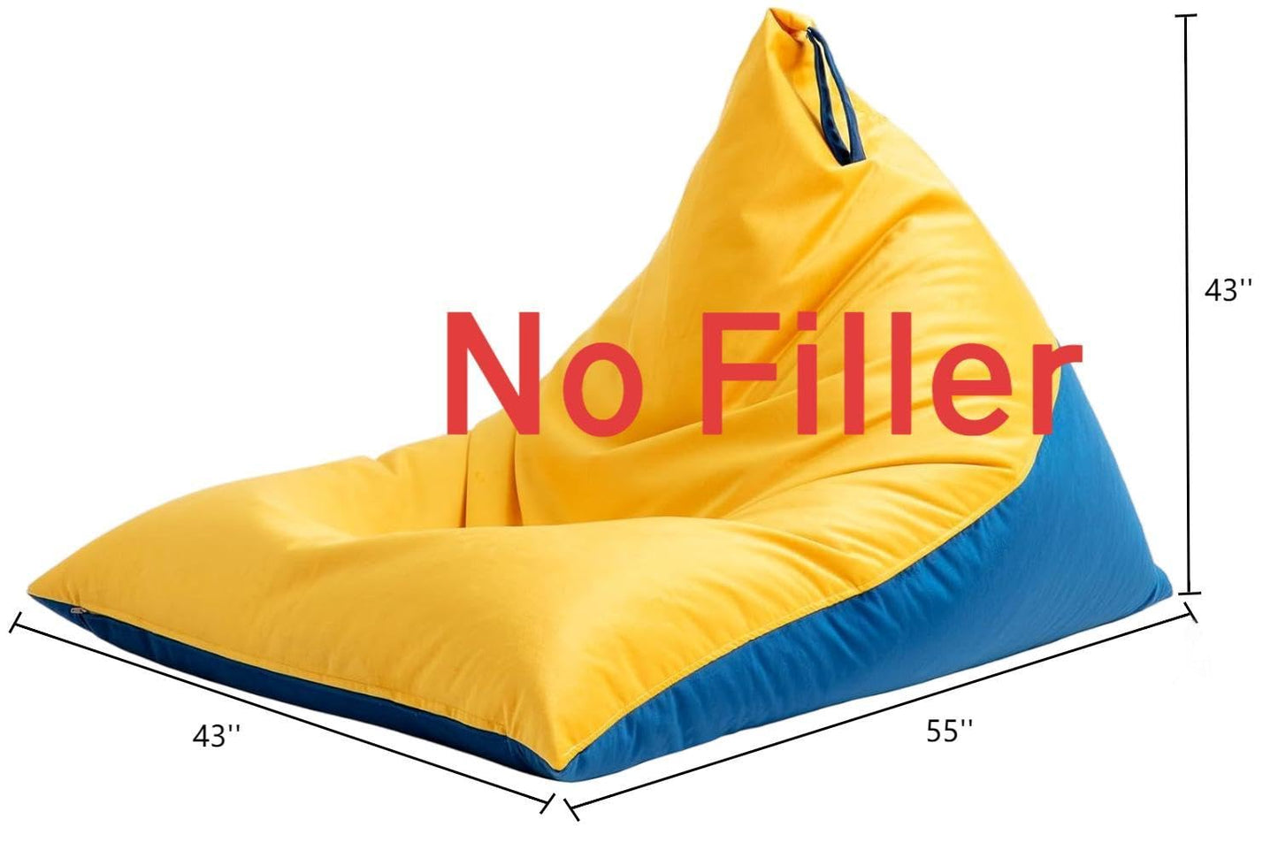 Nobildonna 4FT Bean Bag Cover – Brown