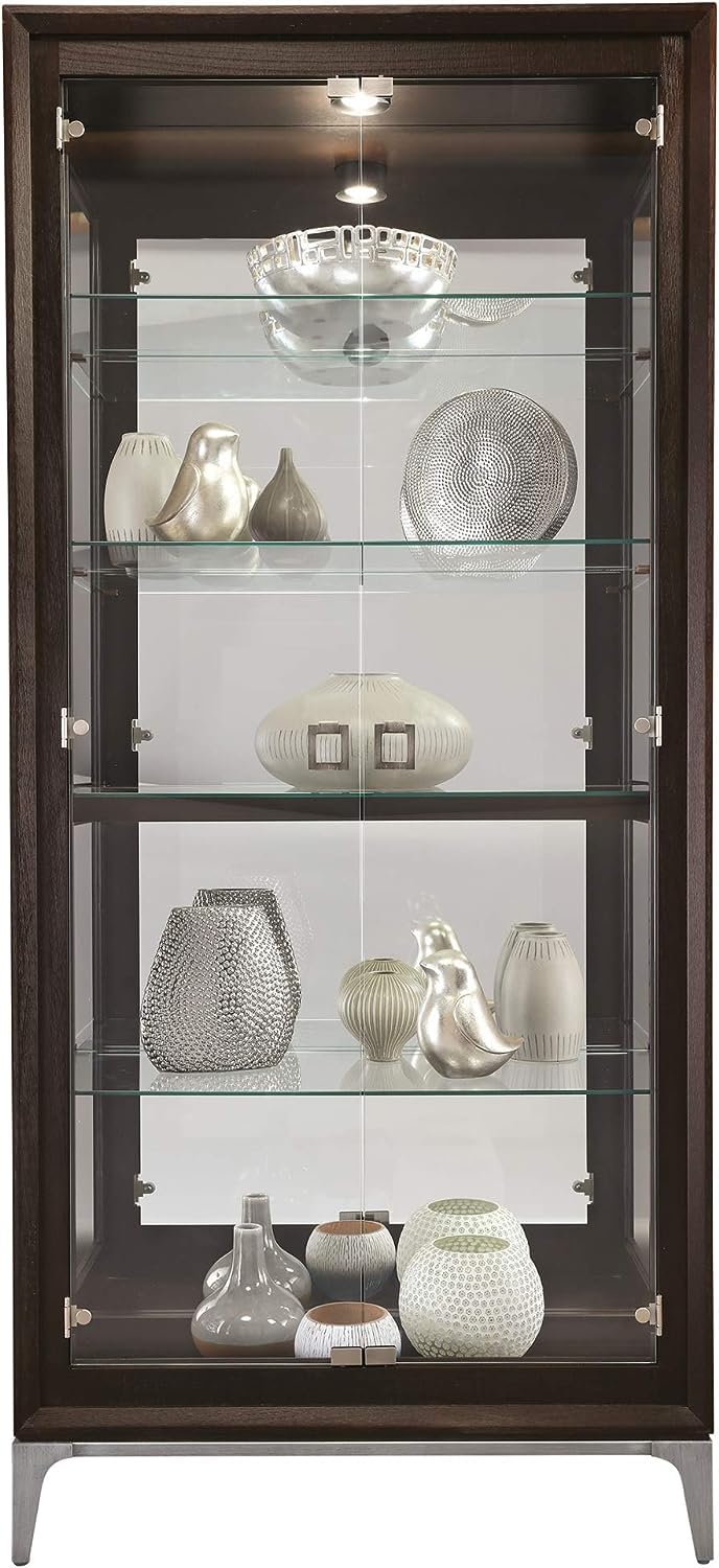 Howard Miller James Mocha Curio Cabinet