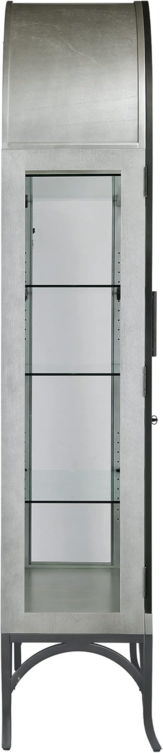 Howard Miller Ramona II Silver Curio Cabinet