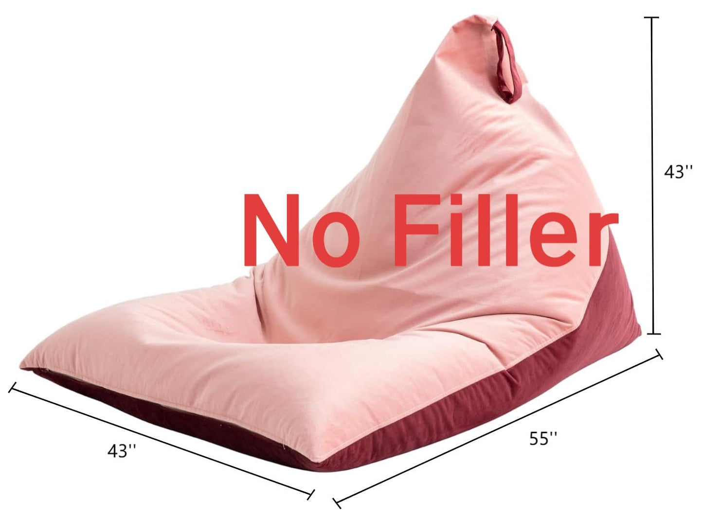 Nobildonna 4FT Bean Bag Cover – Brown