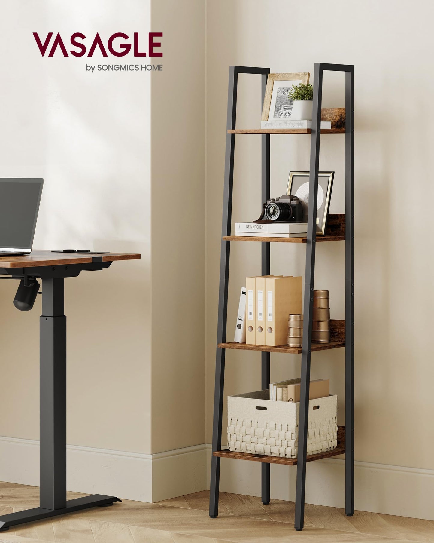 VASAGLE 5-Tier Ladder Bookshelf