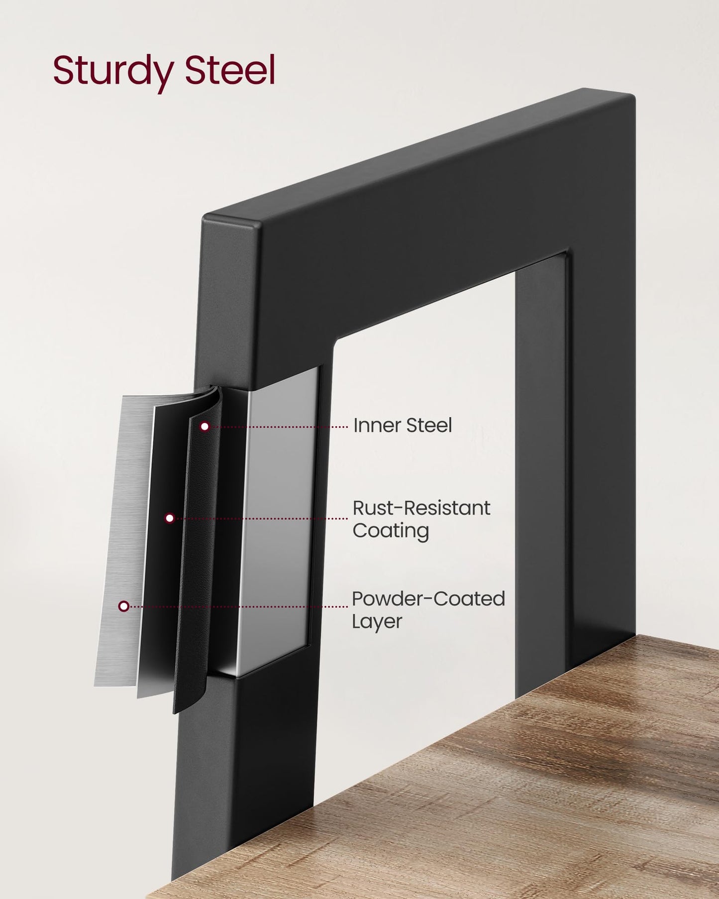 VASAGLE 5-Tier Ladder Bookshelf