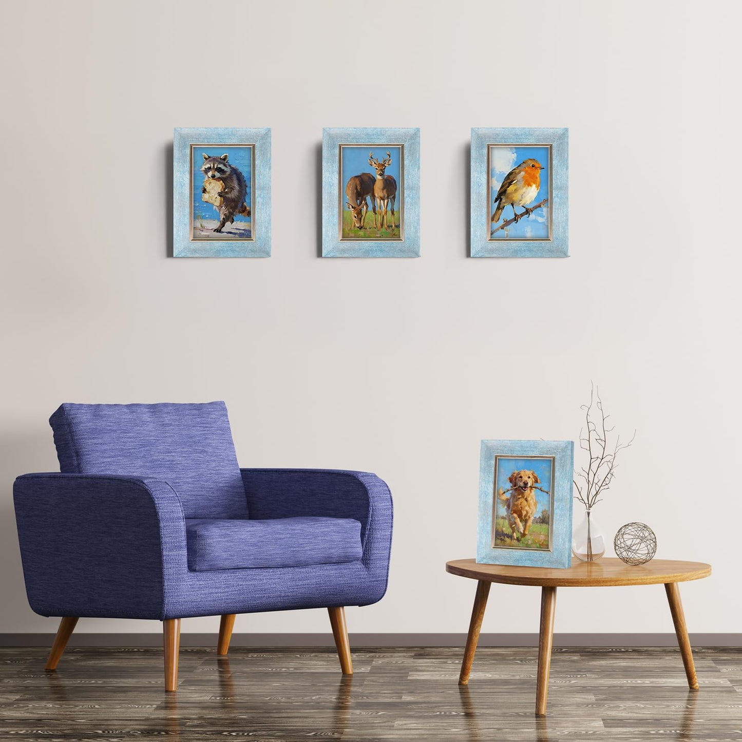 XUANLUO 4-Pack 5x7 Photo Frames