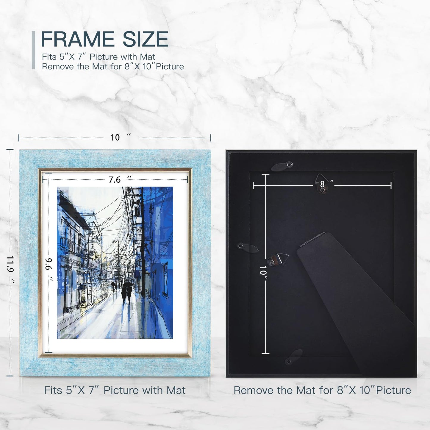 XUANLUO 4-Pack 5x7 Photo Frames