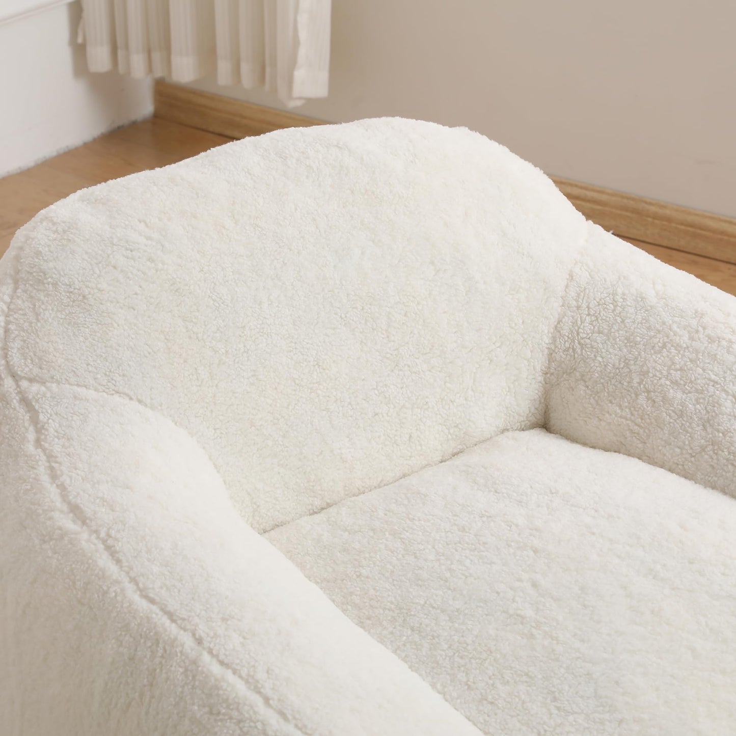 Furniliving White Bean Bag Chair