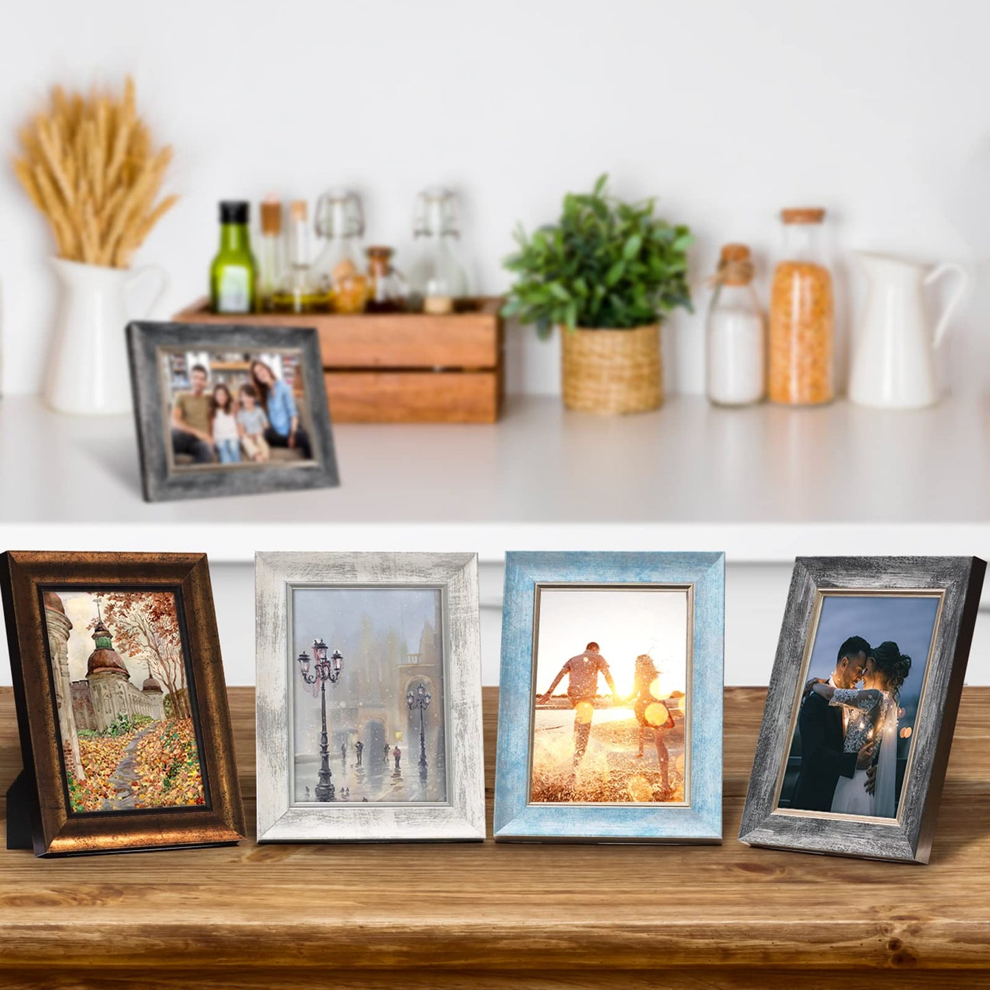 XUANLUO 4-Pack 5x7 Photo Frames