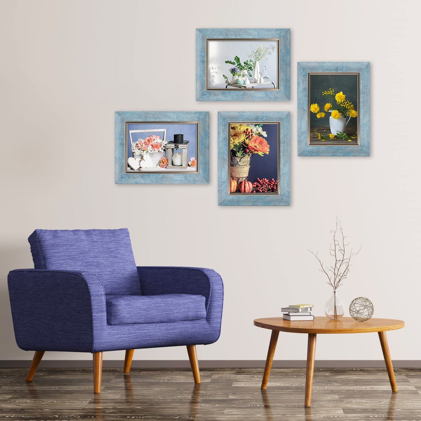 XUANLUO 4-Pack 5x7 Photo Frames