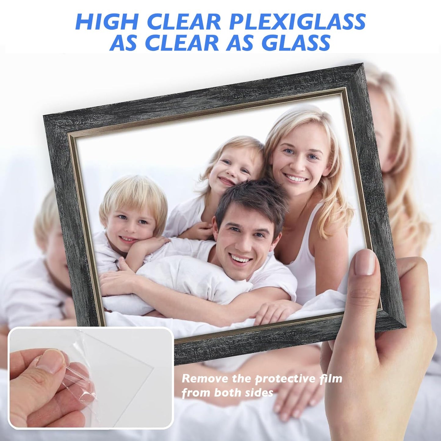 XUANLUO 4-Pack 5x7 Photo Frames
