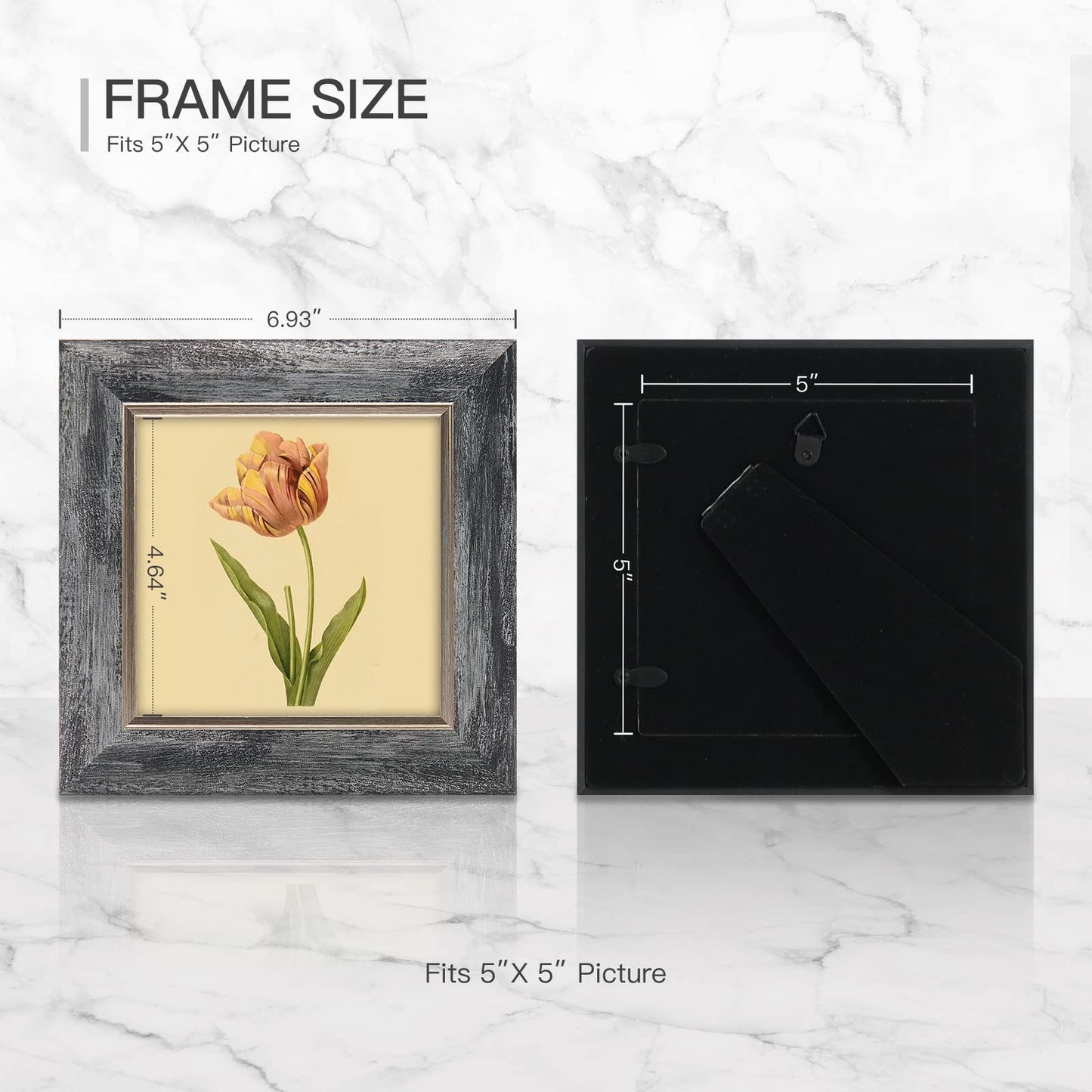 XUANLUO 4-Pack 5x7 Photo Frames