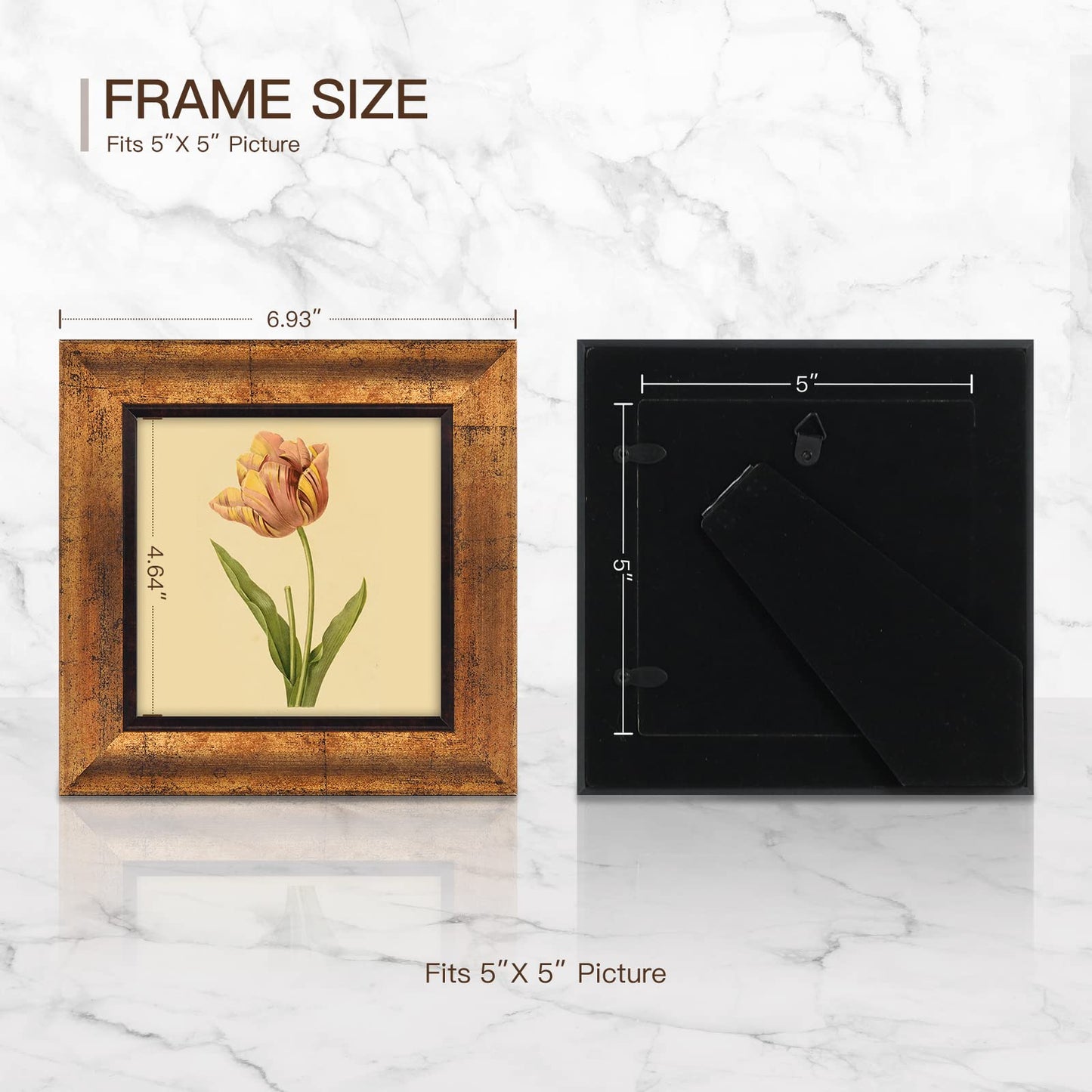 XUANLUO 4-Pack 5x7 Photo Frames