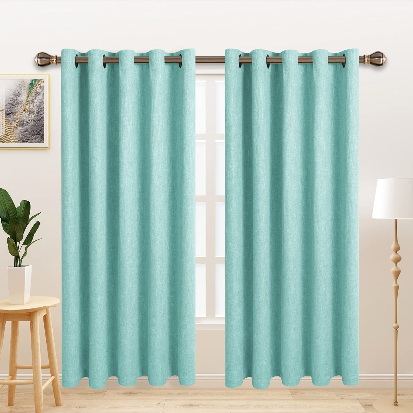 LORDTEX Blackout Curtains – Ivory, 2 Panels