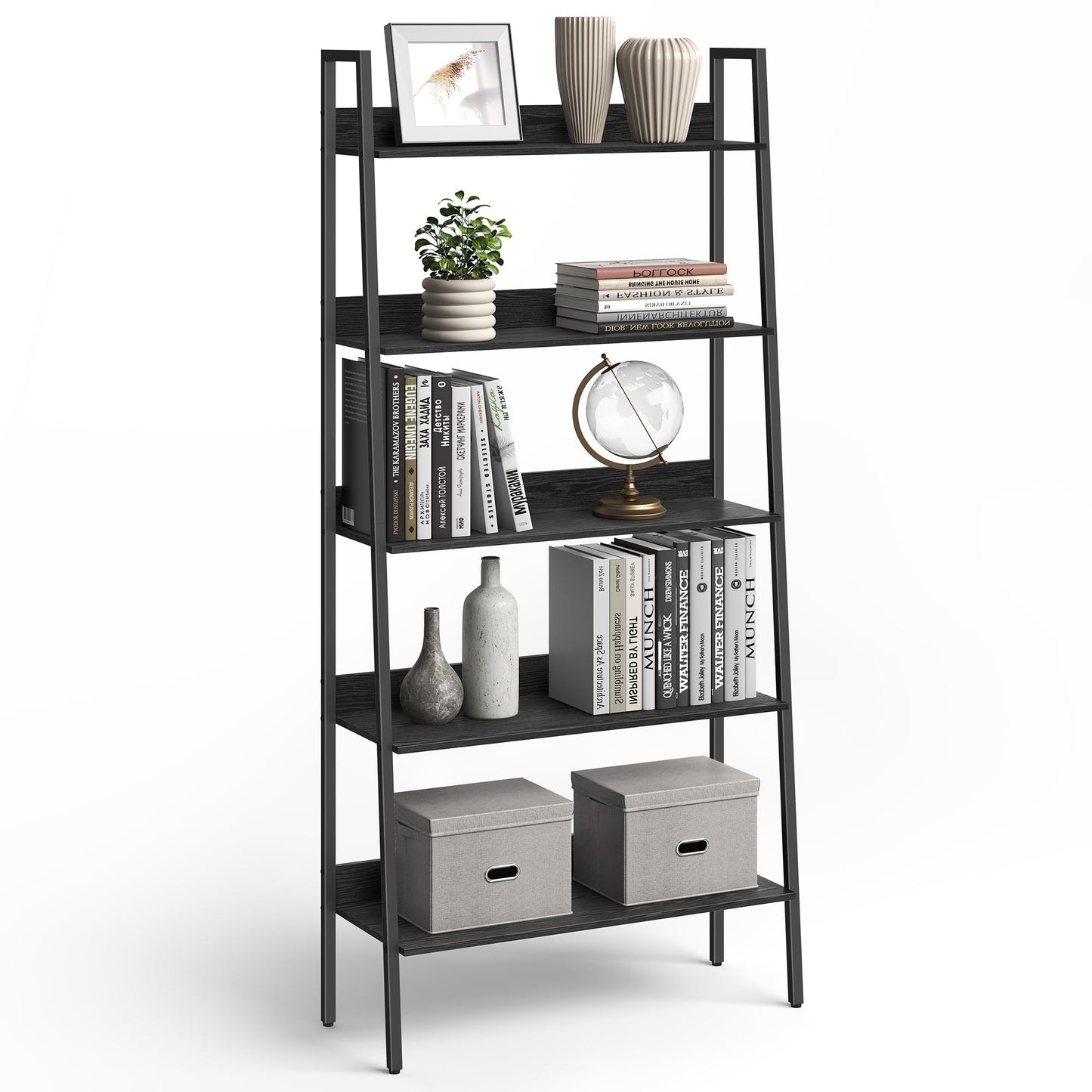 VASAGLE 5-Tier Ladder Bookshelf