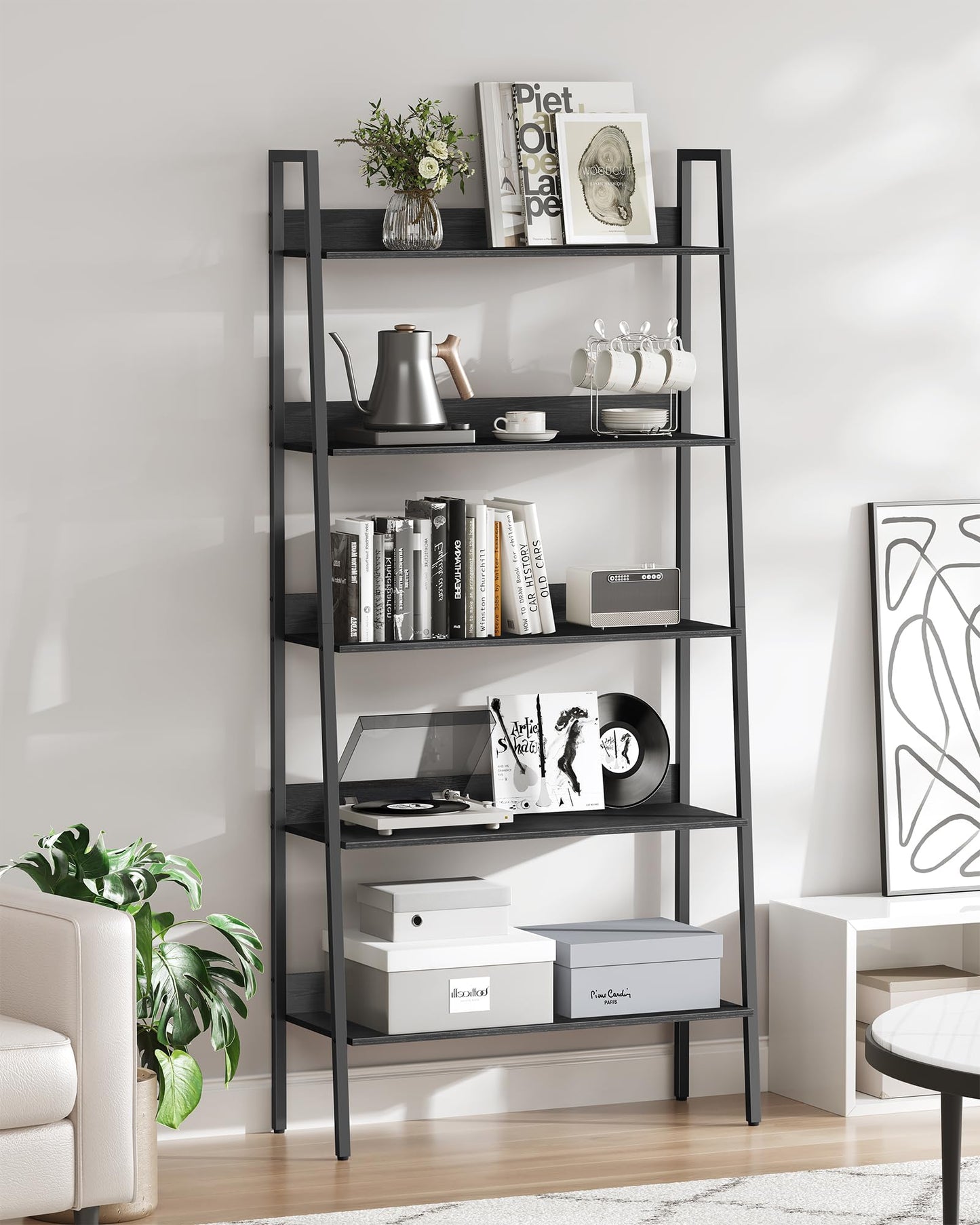 VASAGLE 5-Tier Ladder Bookshelf