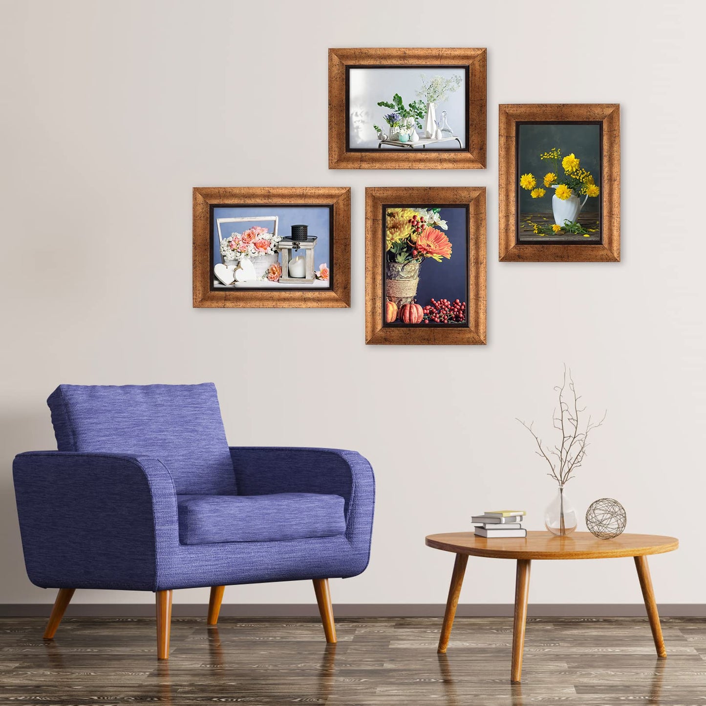 XUANLUO 4-Pack 5x7 Photo Frames