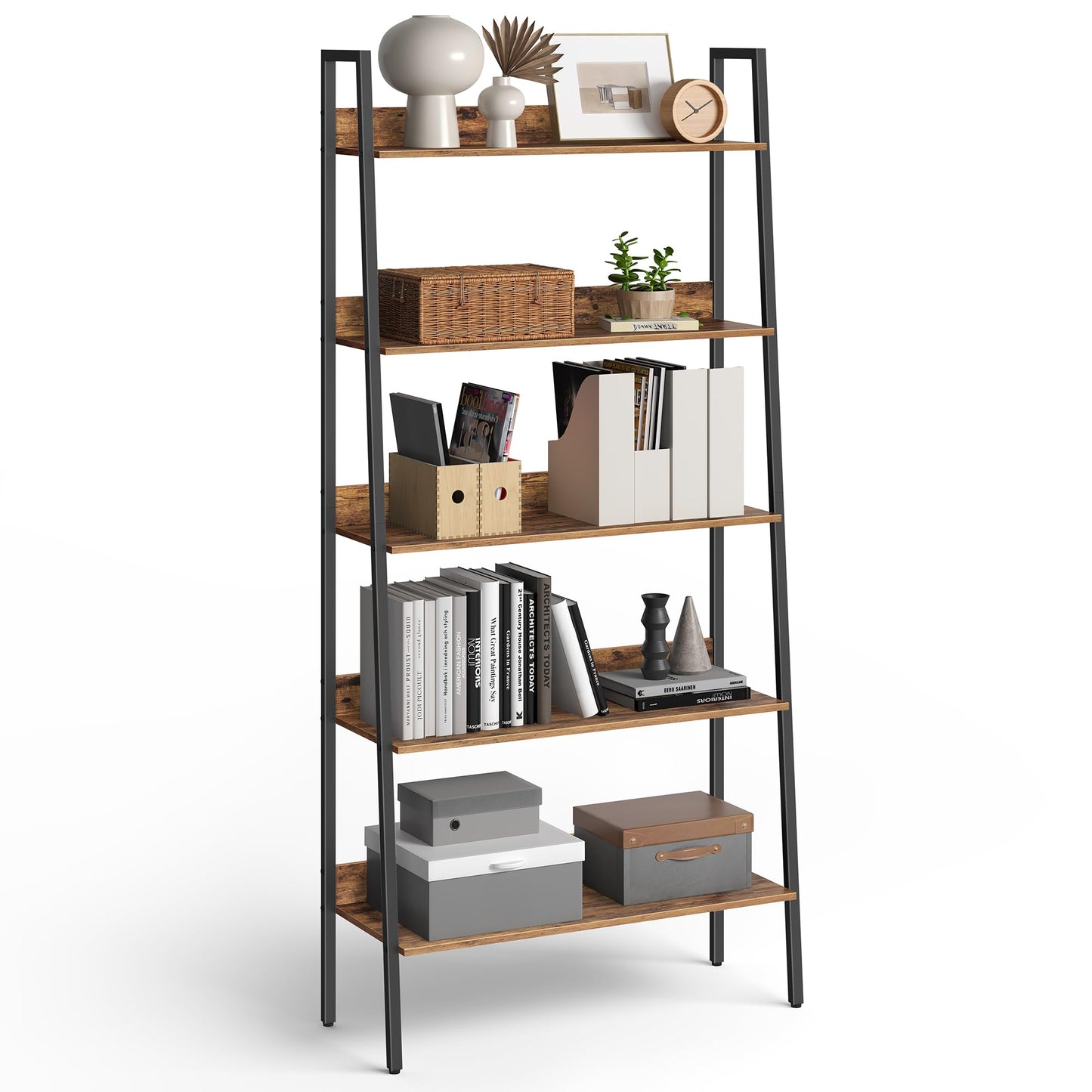 VASAGLE 5-Tier Ladder Bookshelf