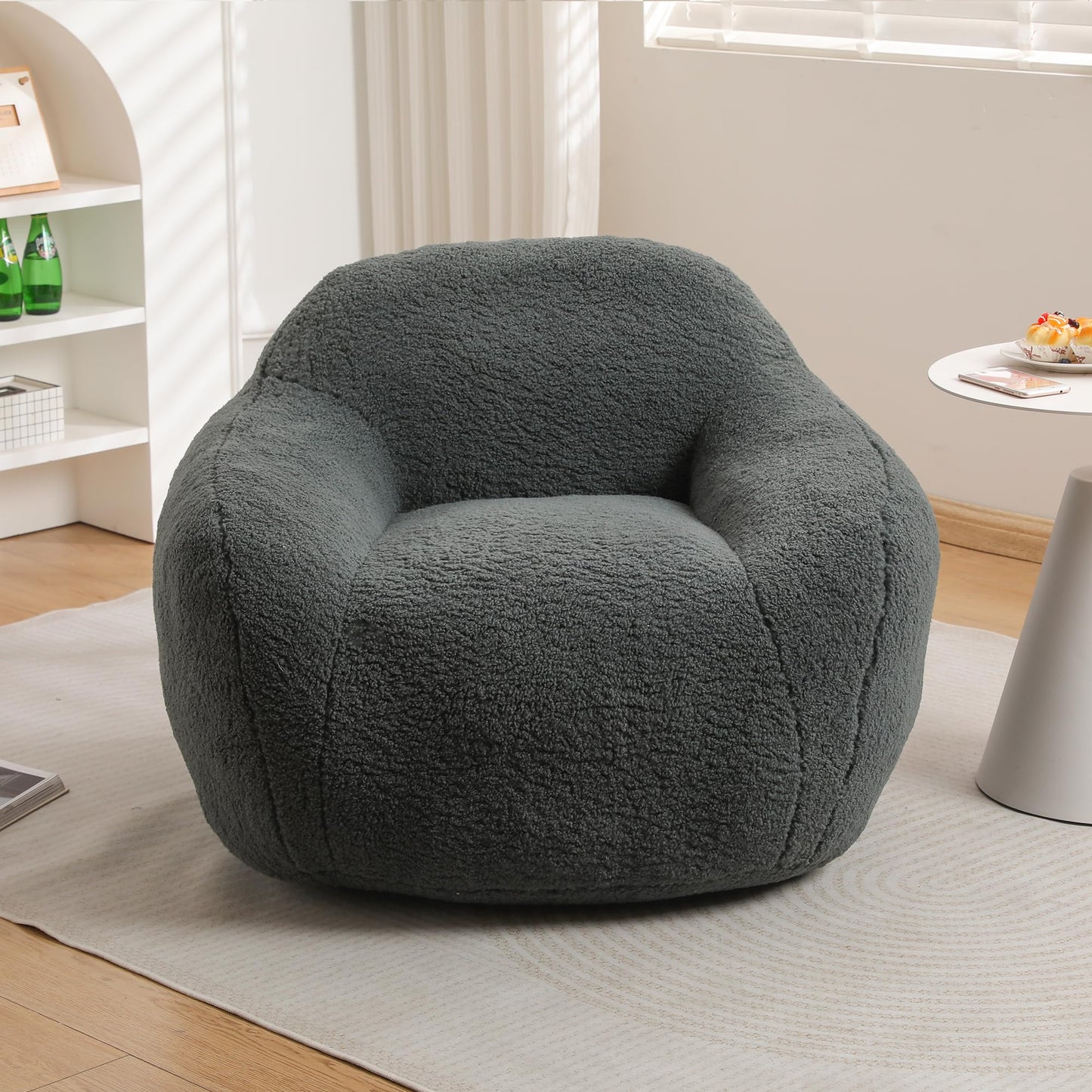 Furniliving White Bean Bag Chair
