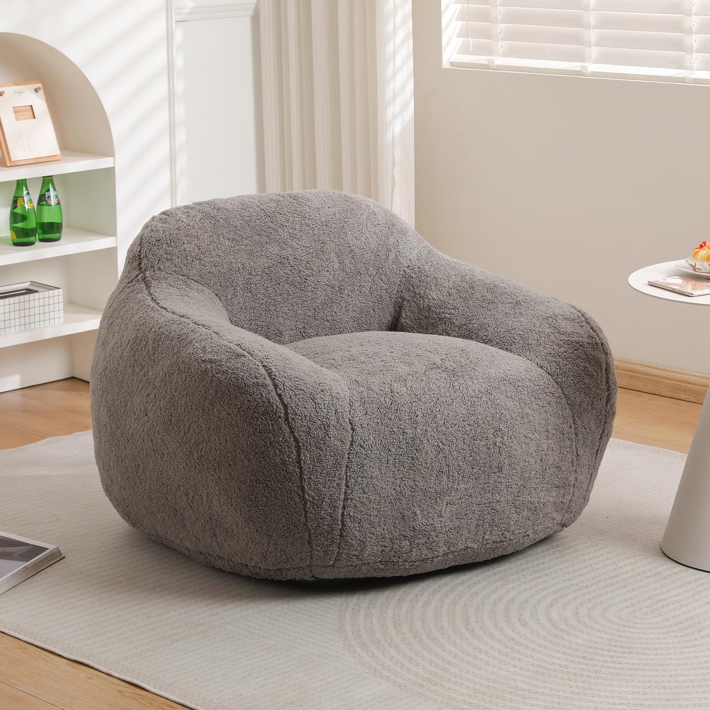 Furniliving White Bean Bag Chair