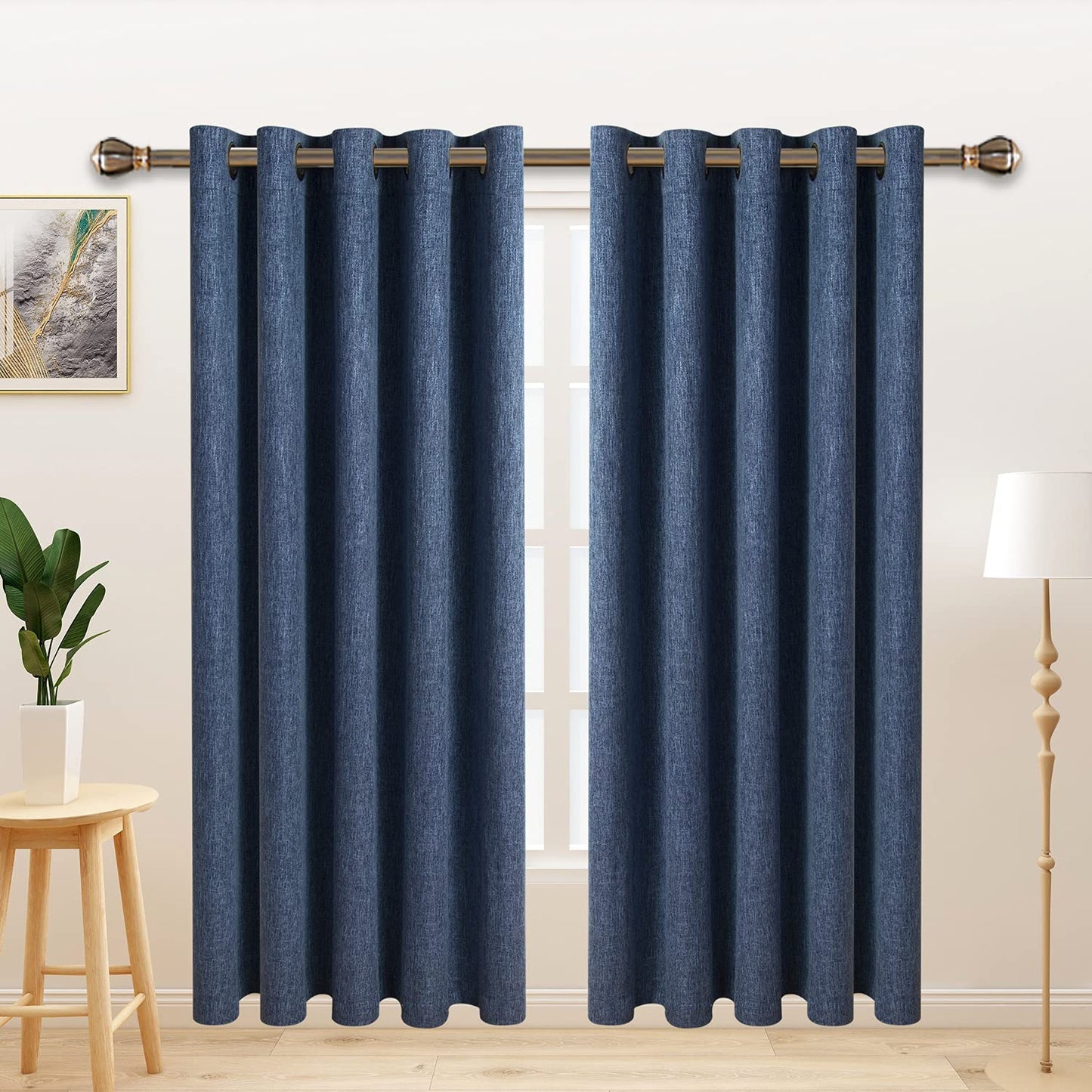 LORDTEX Blackout Curtains – Ivory, 2 Panels