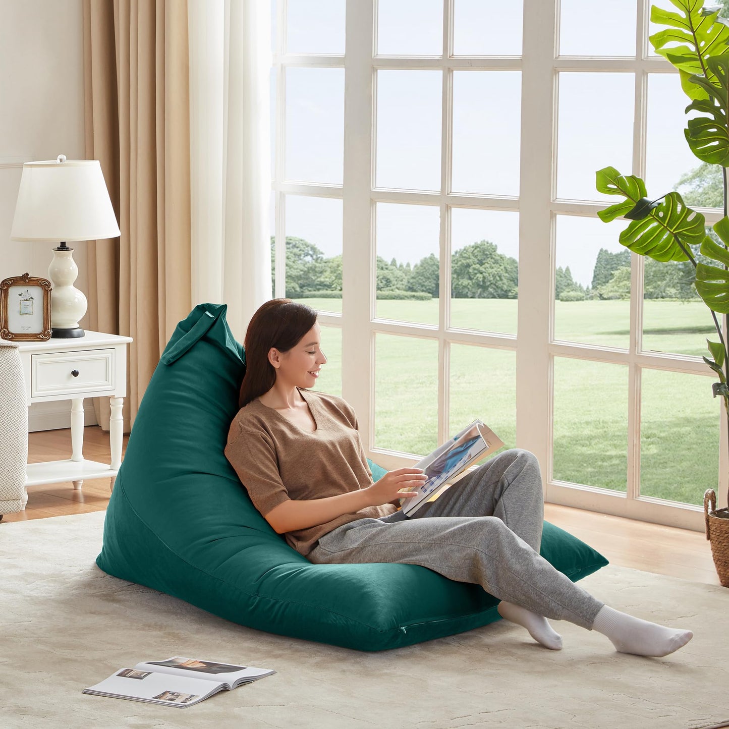 Nobildonna 4FT Bean Bag Cover – Brown