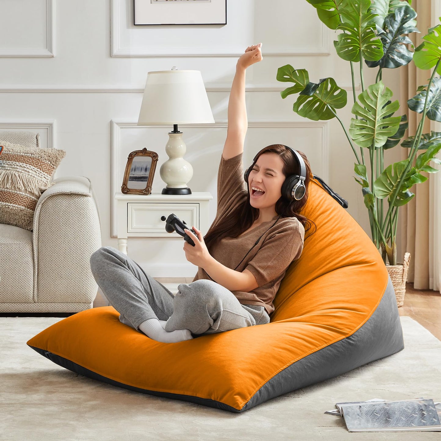 Nobildonna 4FT Bean Bag Cover – Brown