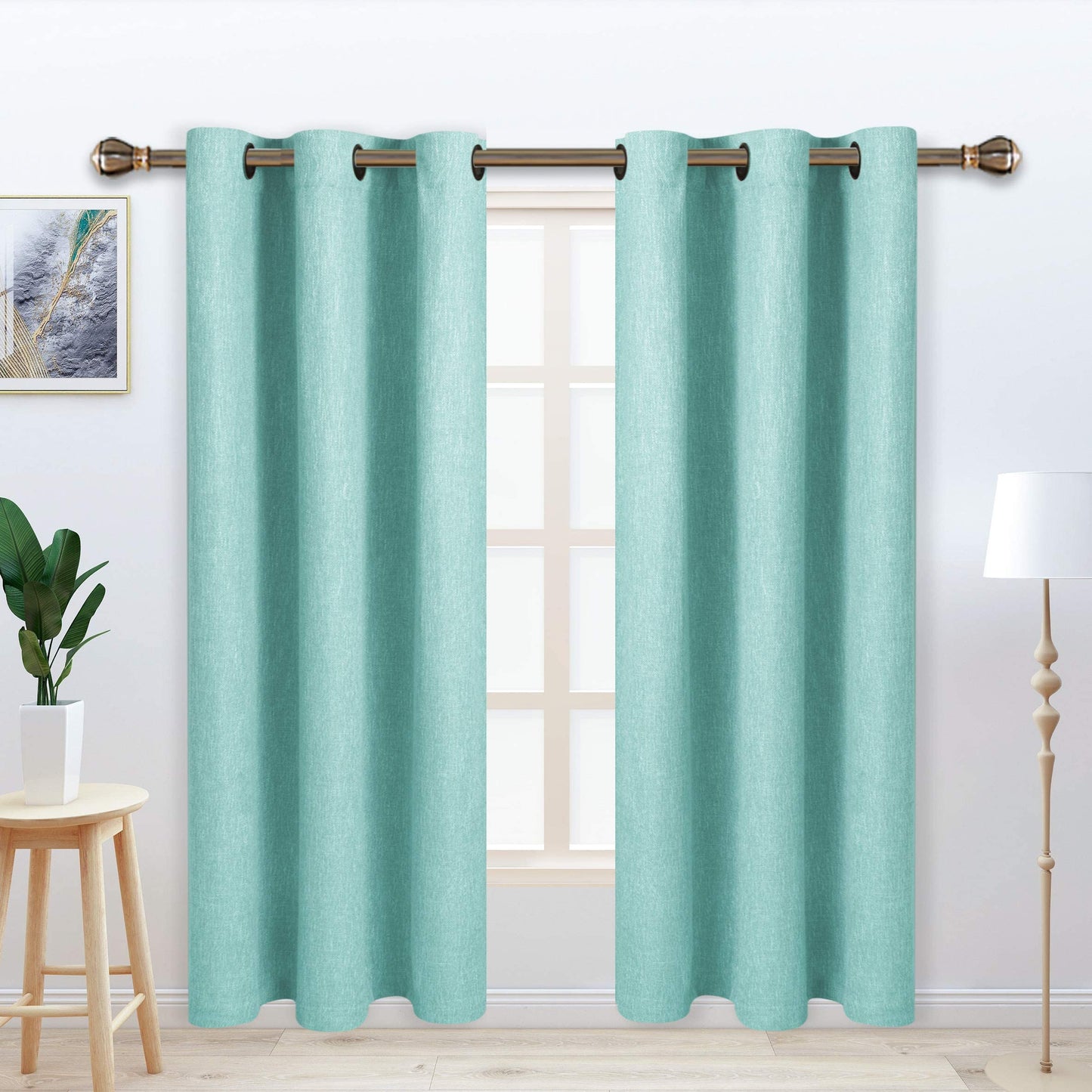 LORDTEX Blackout Curtains – Ivory, 2 Panels