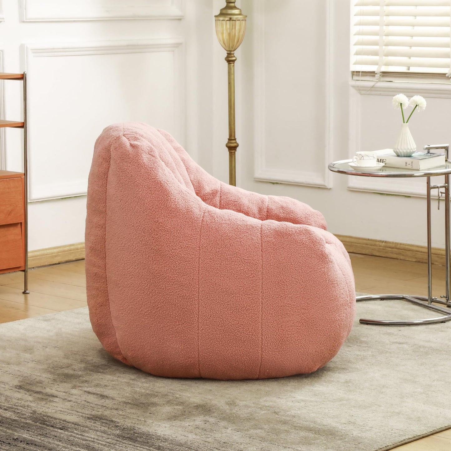 Furniliving White Bean Bag Chair
