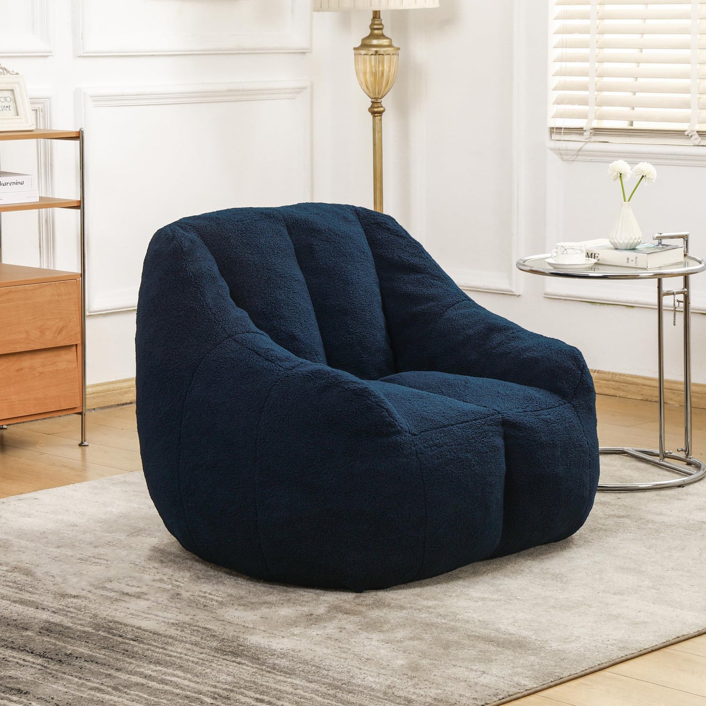 Furniliving White Bean Bag Chair