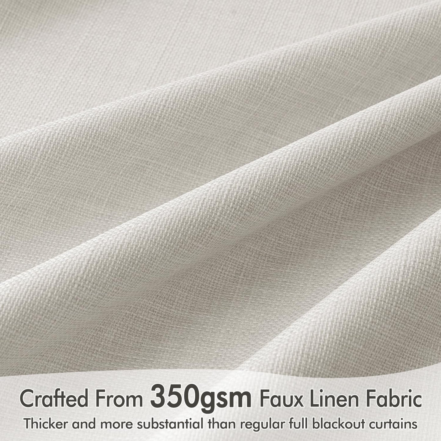 MIULEE Blackout Curtains 96" – Birch, 2 Panels