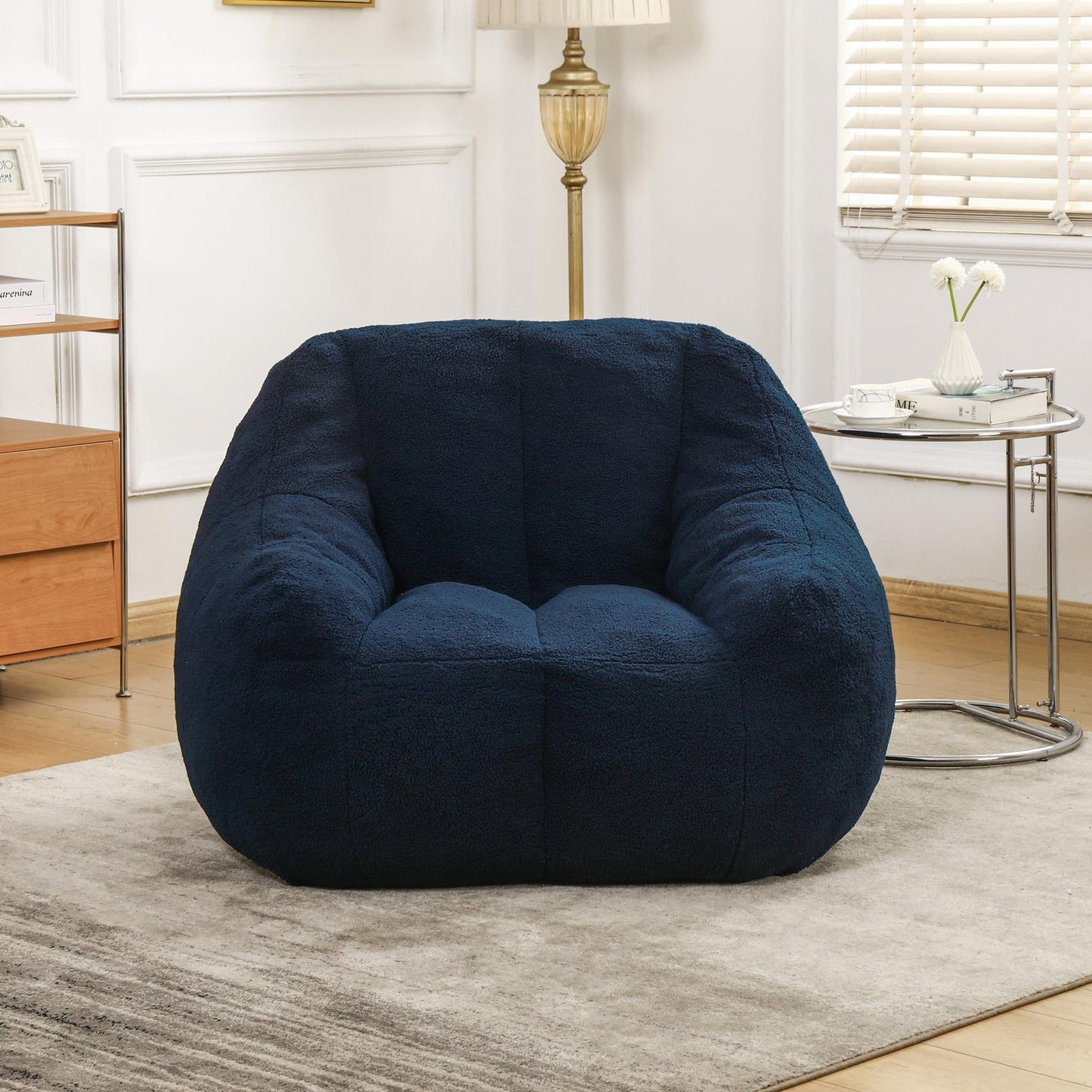 Furniliving White Bean Bag Chair