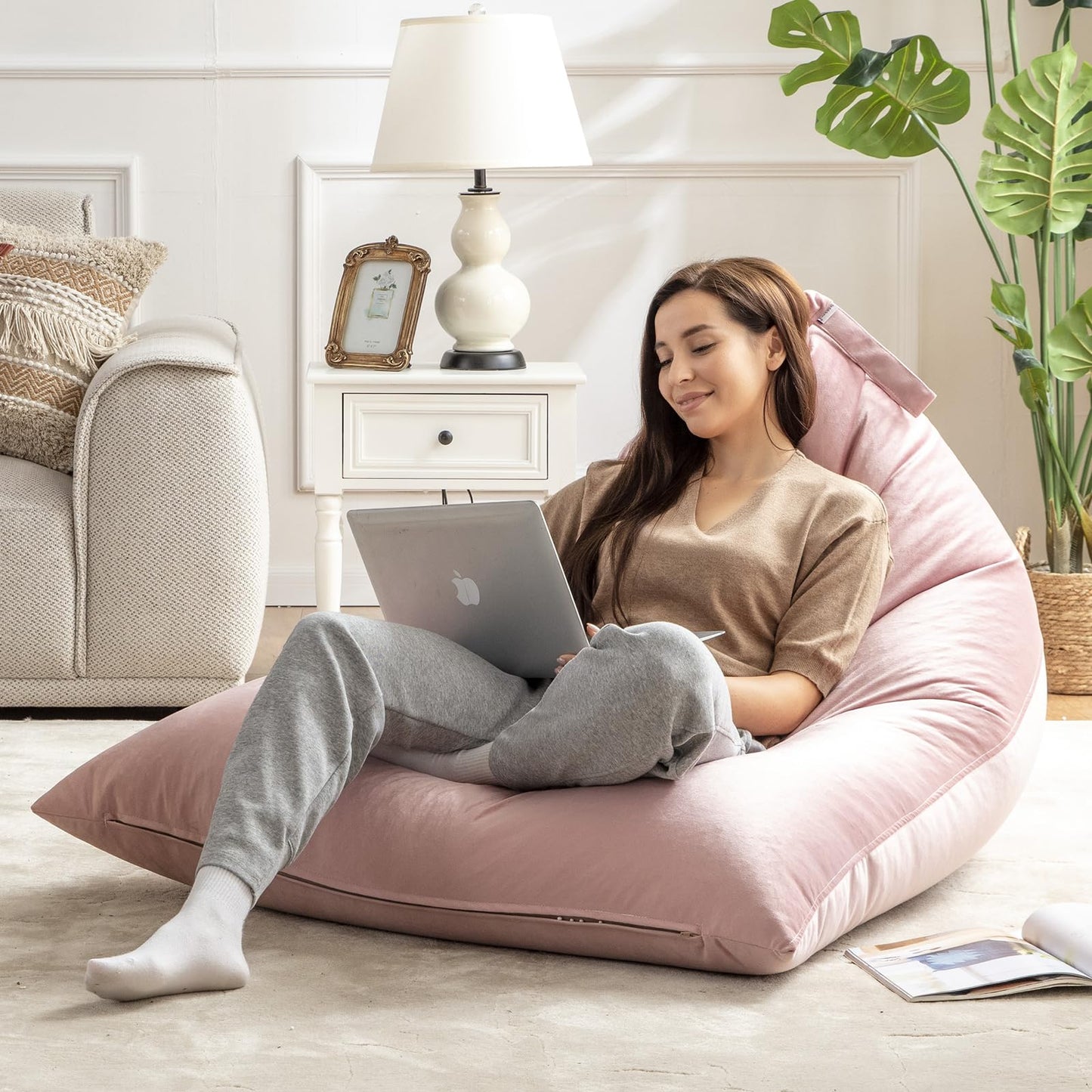 Nobildonna 4FT Bean Bag Cover – Brown