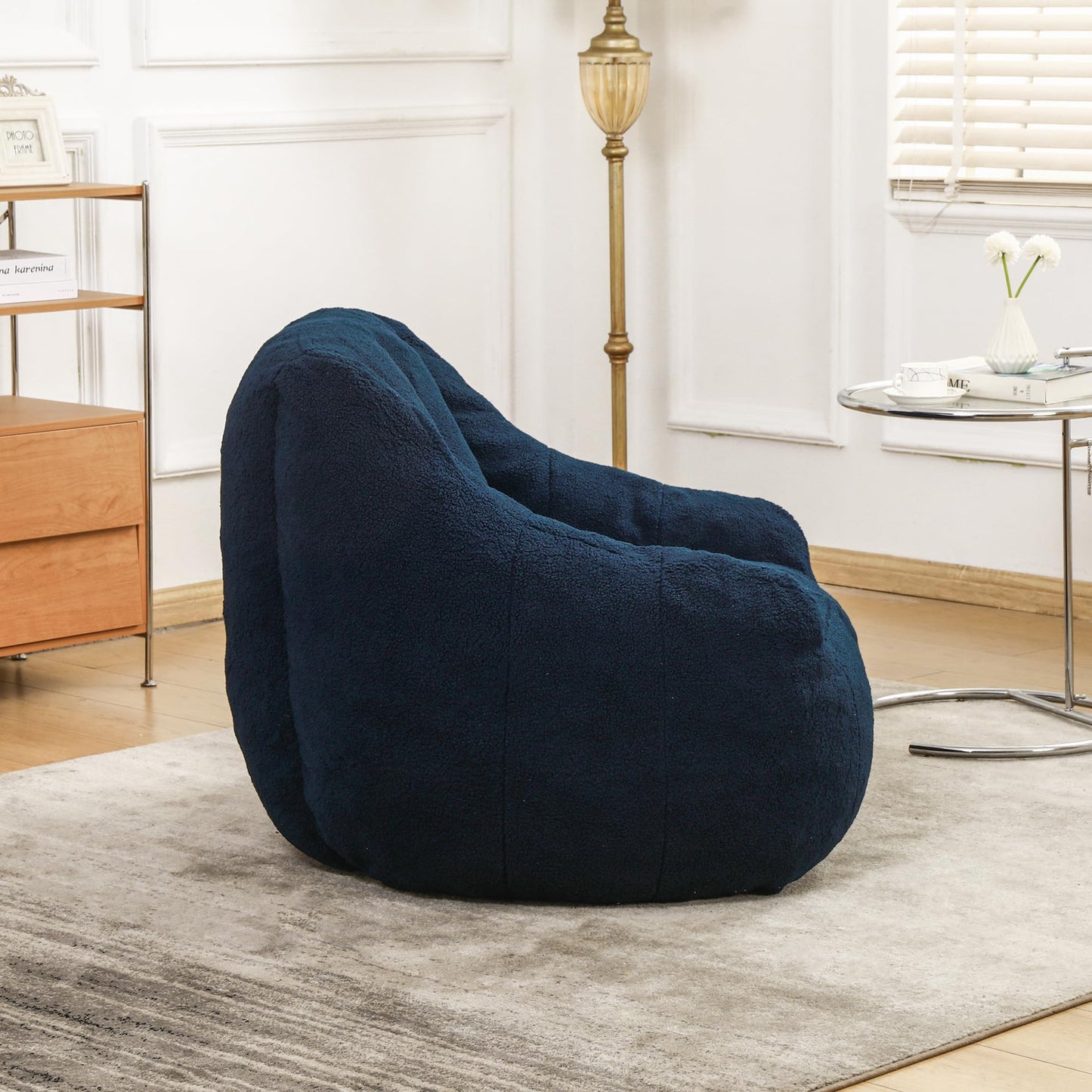 Furniliving White Bean Bag Chair