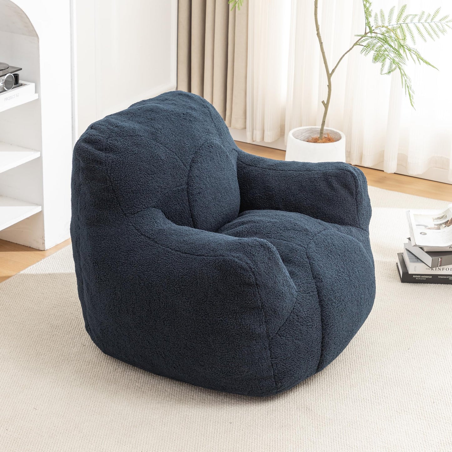 Furniliving White Bean Bag Chair