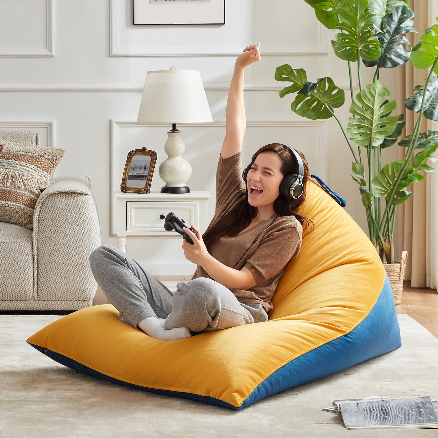 Nobildonna 4FT Bean Bag Cover – Brown