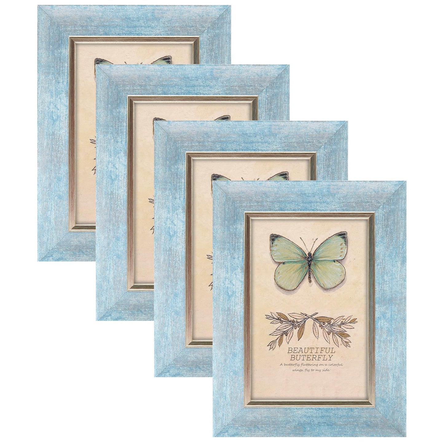 XUANLUO 4-Pack 5x7 Photo Frames