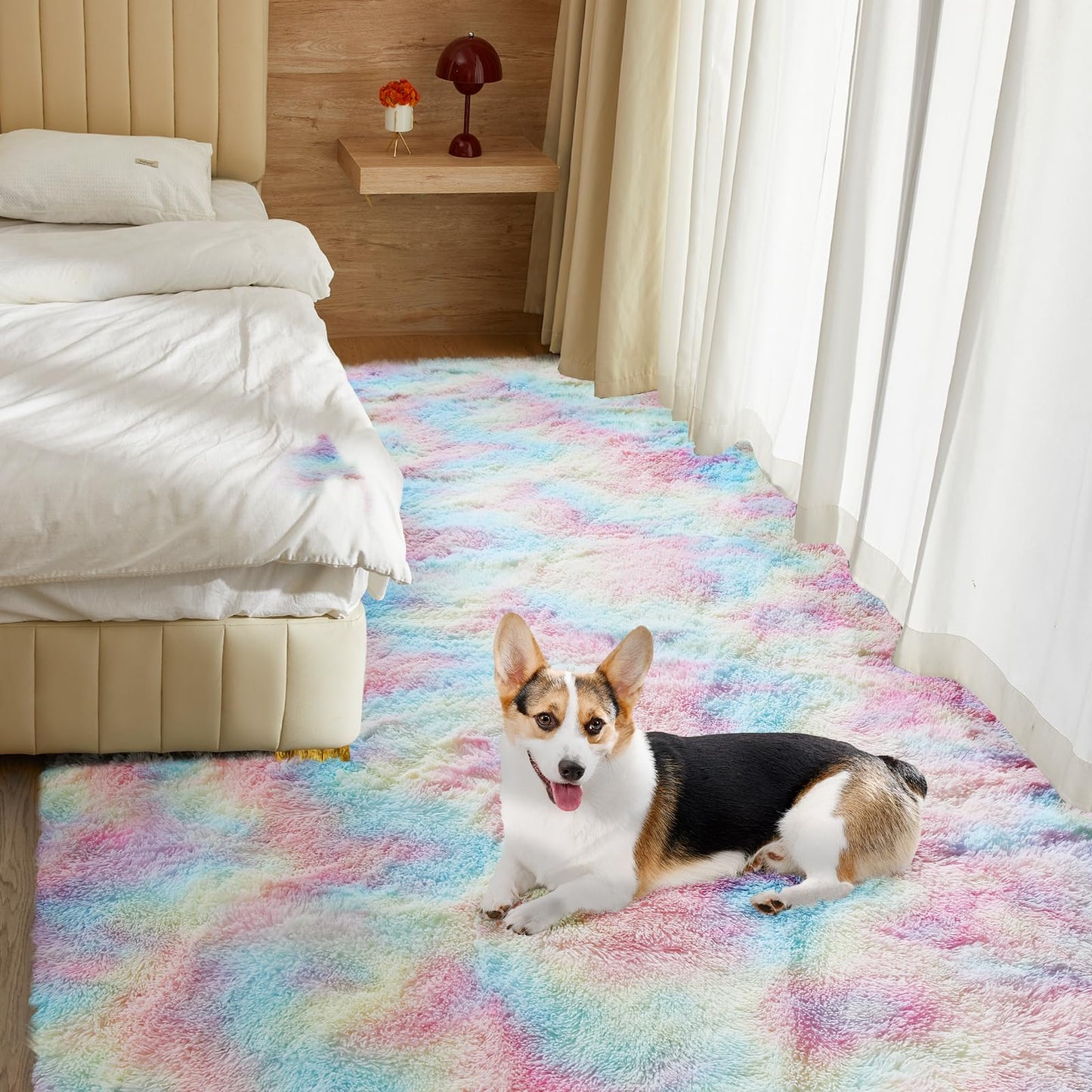 5x8 Grey Ultra-Soft Shag Rug