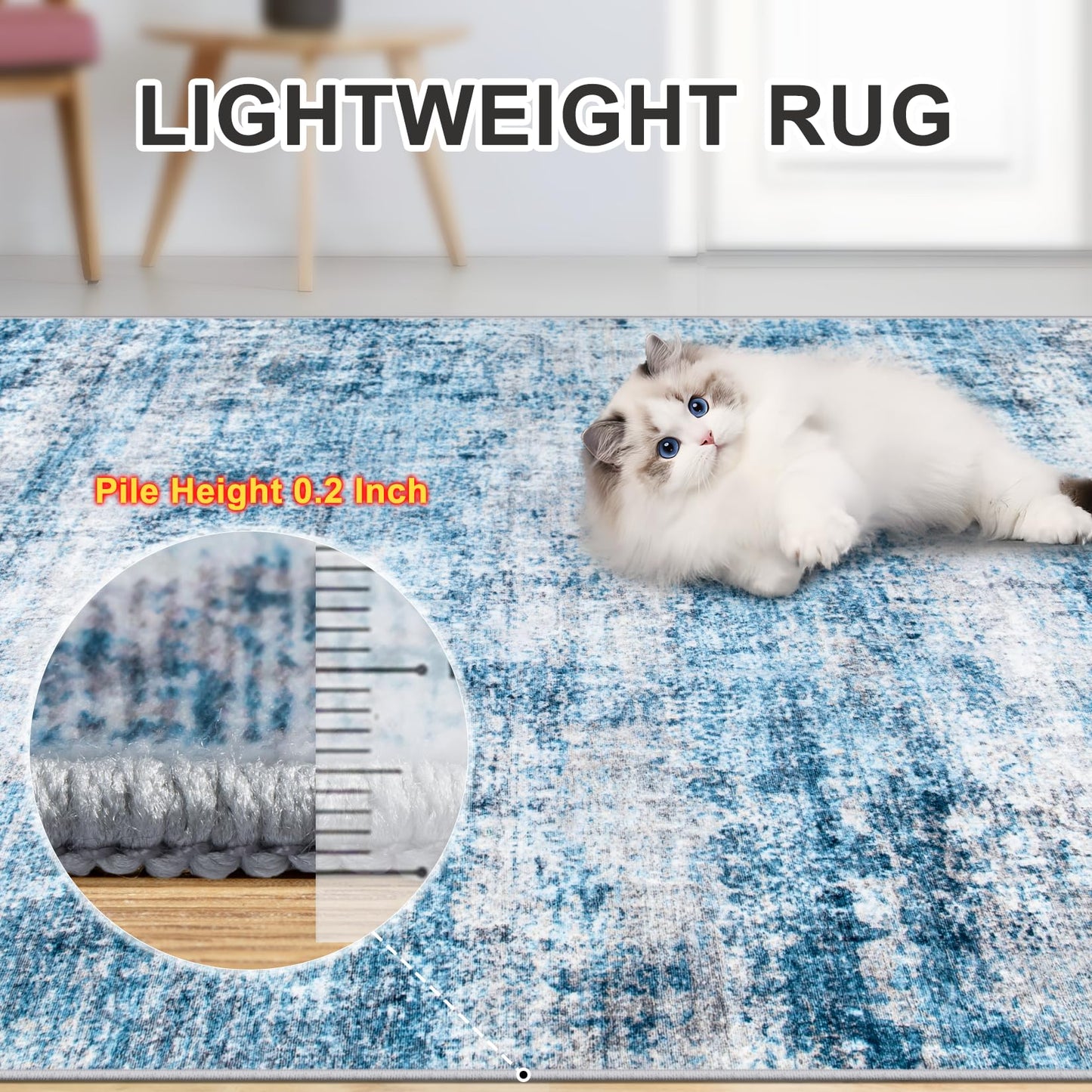 8x10 Ft Grey Abstract Area Rug