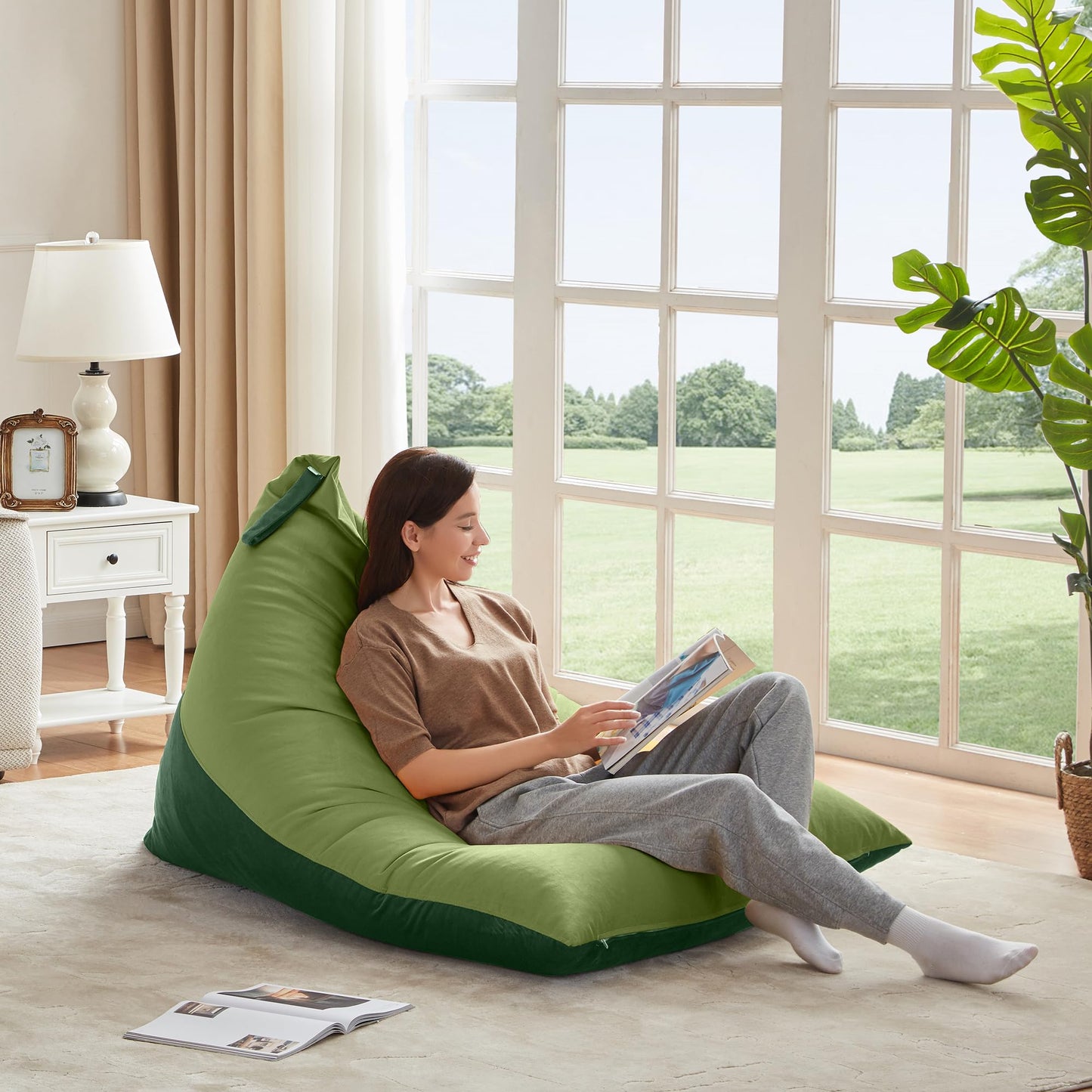 Nobildonna 4FT Bean Bag Cover – Brown