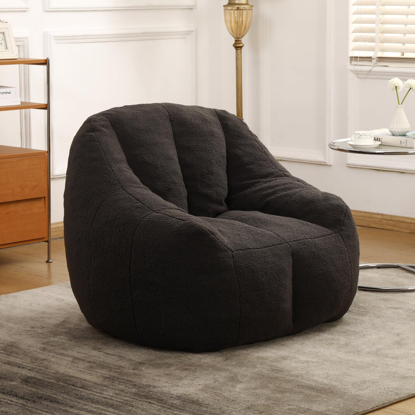 Furniliving White Bean Bag Chair