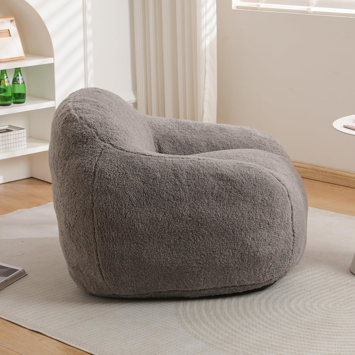 Furniliving White Bean Bag Chair