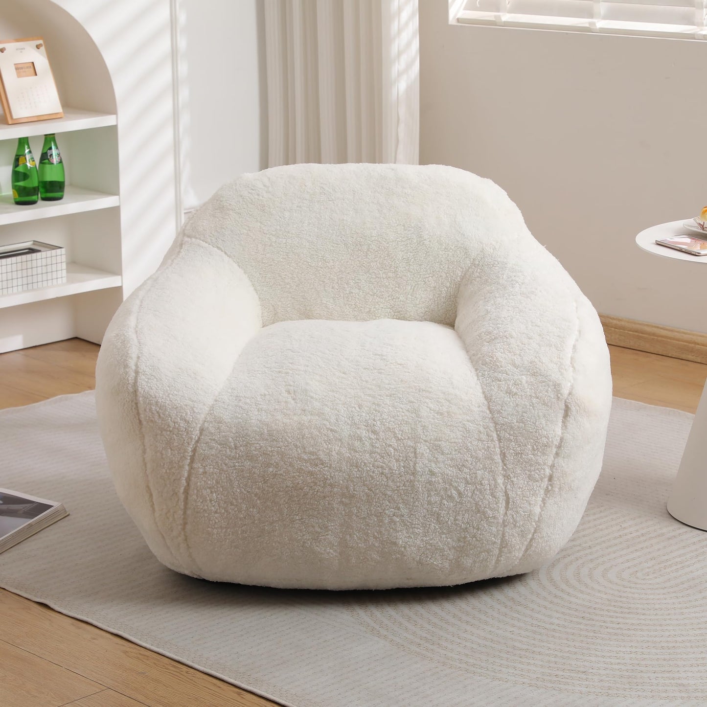 Furniliving White Bean Bag Chair