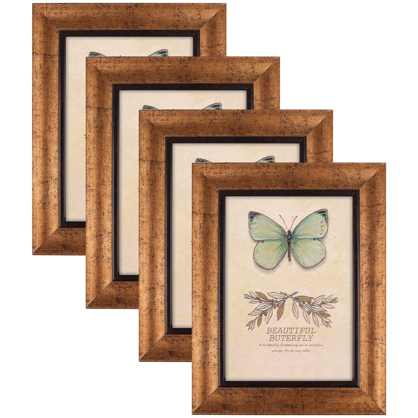 XUANLUO 4-Pack 5x7 Photo Frames