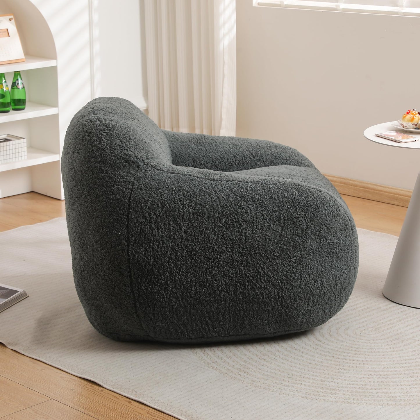 Furniliving White Bean Bag Chair