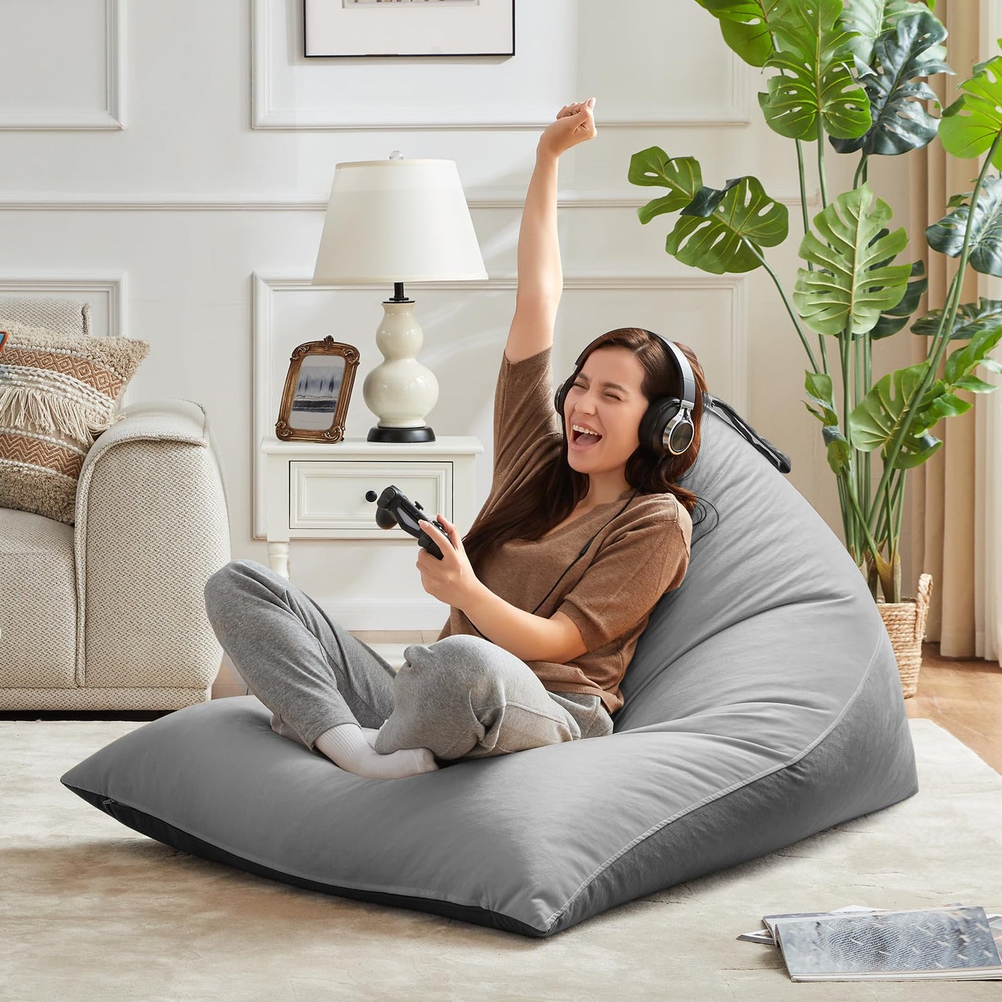 Nobildonna 4FT Bean Bag Cover – Brown