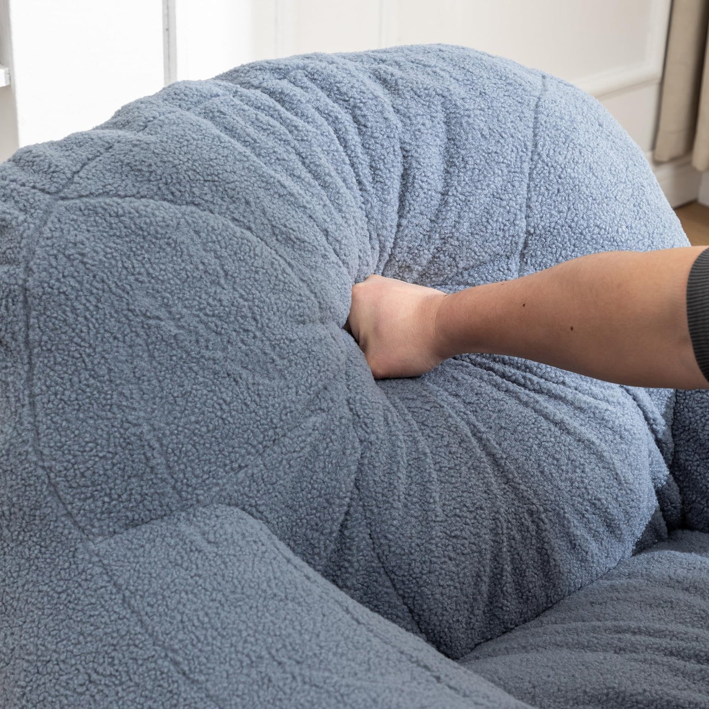 Furniliving White Bean Bag Chair