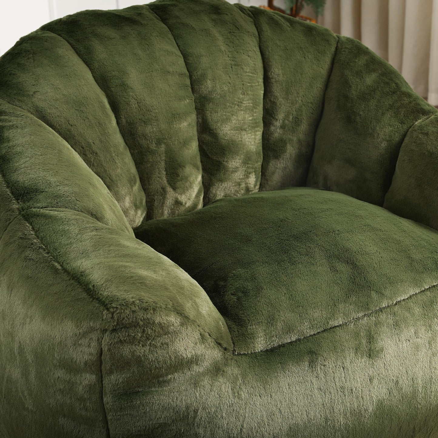 Furniliving White Bean Bag Chair