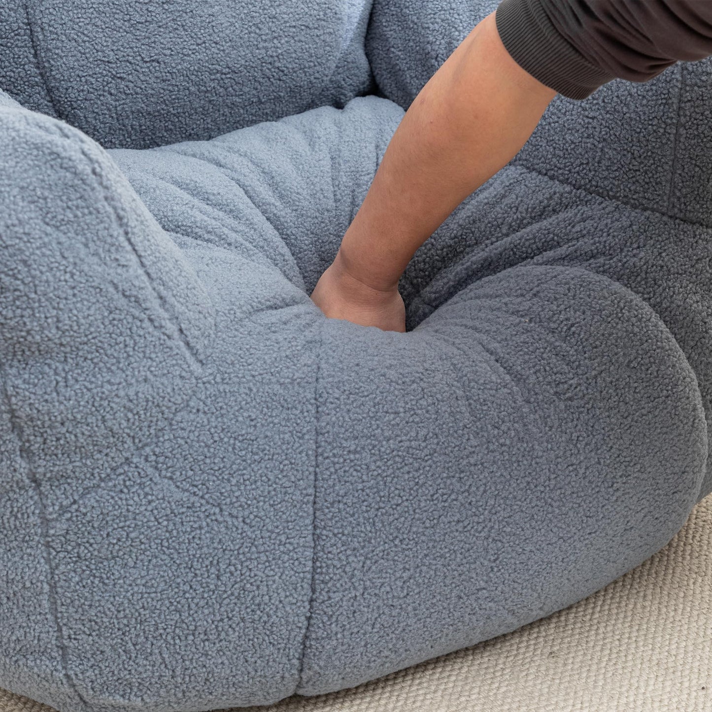Furniliving White Bean Bag Chair